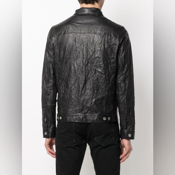 Zadig&VoltaireBase crinkle leather jacket - Picture 5 of 14
